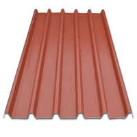 Red Colour Coated Upvc Roofing Sheet - Galvanized Steel, Custom Sizes Available, Red Finish, Corrosion-resistant, Fire-resistant, Lightweight, Easy To Install