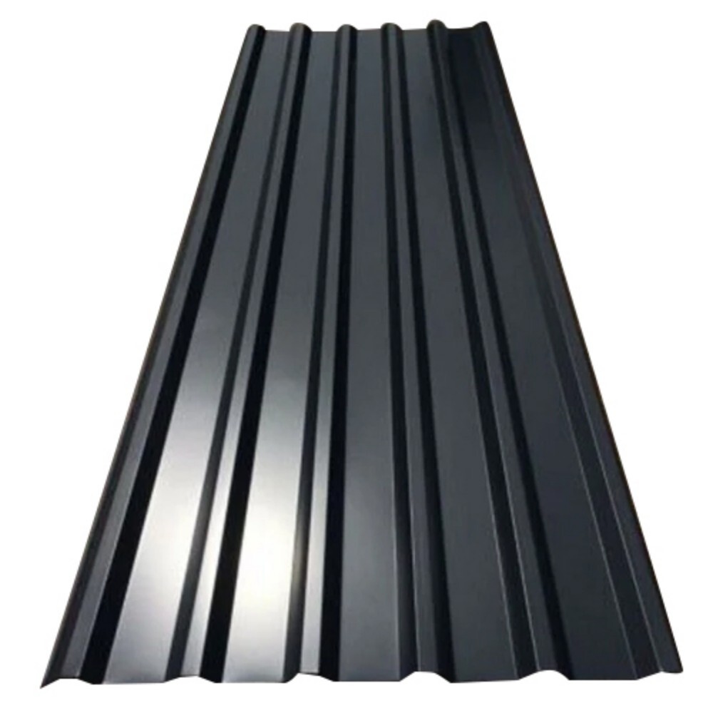 Black Colour Coated Upvc Roofing Sheet - Pattern: Trapzodial