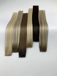 Invisible hair extensions