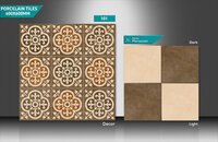 600x600mm Moroccan Tiles - Color: Teal