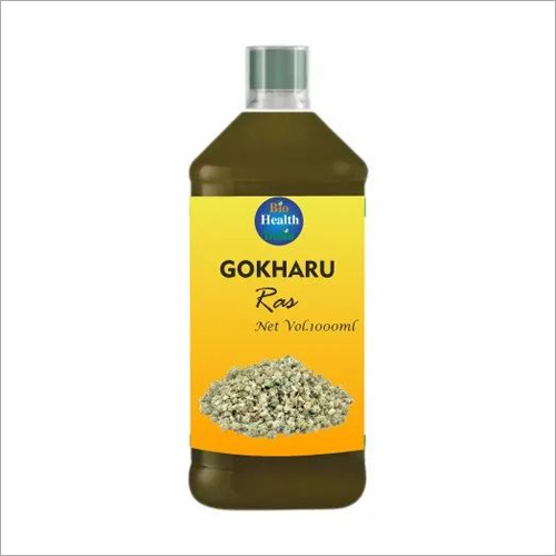 Gokharu Ras - Herbal Syrup, 1 Dose for Kidney Health & Vitality Improvement, Antioxidant Properties, Reduces Inflammation, Supports Urinary System
