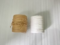 Paper Raffia - Color: White & Brown