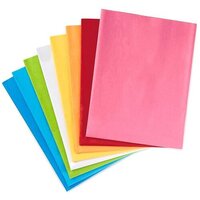 Mg Poster Paper - High-grade Tissue, Various Sizes, Multicolor | Embossed, Coated On One Side, Tear-resistant, Ideal For Crafting & Gift Wrapping