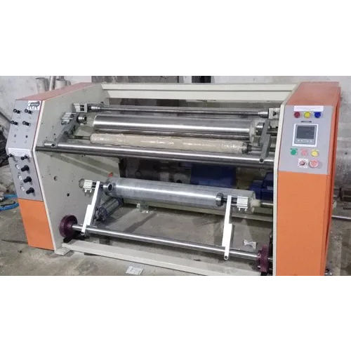 Stretch Film Slitting And Rewinding Machine