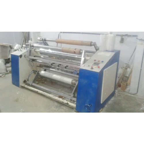 Semi Automatic Industrial Stretch Film Slitter Rewinder Machine