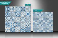600x600mm Moroccan Matt Tiles