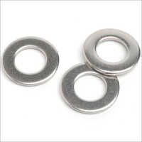 Round Washer - Stainless Steel, Available In Multiple Sizes, Silver Color, Round Head Type, Galvanized Surface Treatment, Reliable Industrial Performance