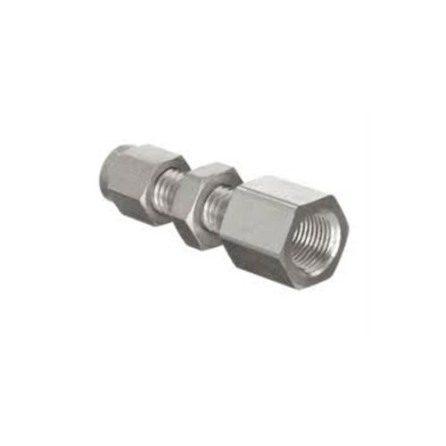 Bulkhead Female Connector - Color: Grey