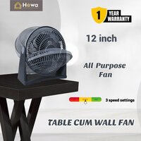 12 inch 300 mm All Purpose Table cum Wall Fan