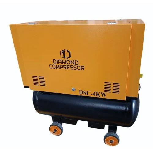 Diamond 5 Hp Tank mounted screw air compressor
