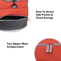 President 45 Litre Orange Color Water Resistant duffle Bag Unisex