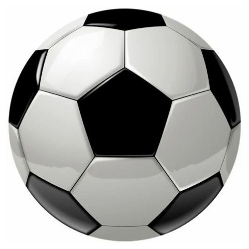 Black Rubber Football