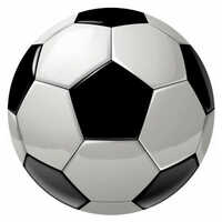 Rubber Football - Available In Different Sizes, Round Shape, Black & White Colors | High Quality Material, Dustproof And Waterproof Features Not Applicable