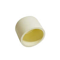 80mm Prince Aquafit UPVC End Cap - PVC Solid, Round Shape, White Color | High-Quality Construction Ideal for Various Applications
