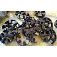 Industrial Plastic Coupling - Plastic, Different Sizes, Black | Round Shape, Solid Physical Form, Designed For Industrial Applications