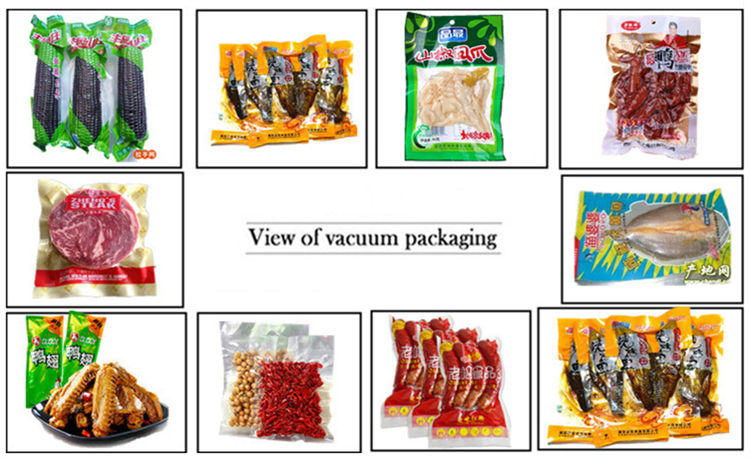 VDU-1100 Rolling Belt Vacuum Packing Machine Seafood Fish Vegetable Fruit Vacuum Sealing Machine