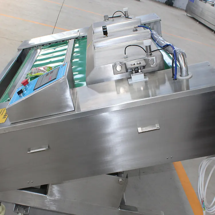 VDU-1100 Rolling Belt Vacuum Packing Machine Seafood Fish Vegetable Fruit Vacuum Sealing Machine