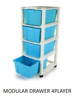 Modular Drawer 4 Layer