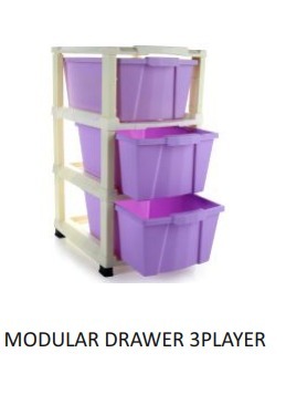 Modular Drawer 3 Layer