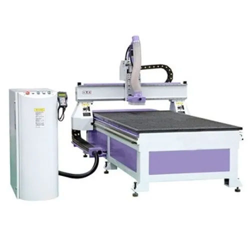 White Cnc Wood Router Machine