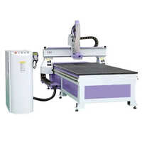 White Automatic Cnc Router Wood Cutting Machine