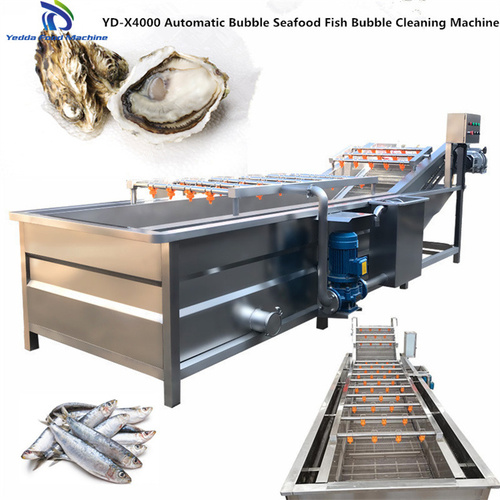YD-X4000 Industrial Seafood Fish Vegetable Bubble Cleaing Machine