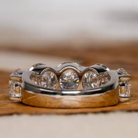 5 TCW Round Lab Grown Diamond Eternity Ring