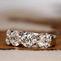 5 TCW Round Lab Grown Diamond Eternity Ring