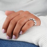 5 TCW Round Lab Grown Diamond Eternity Ring