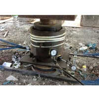 Pile Testing Jack - Durable Metal, Analog Measuring Dial, Brown | High Stability Reaction Pile, Minimal Maintenance, Easy To Use