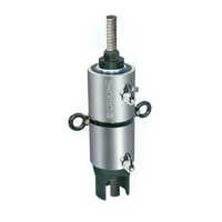 Double Acting Hollow Ram Jack - Metal, Silver Finish | Industrial Use With Handles