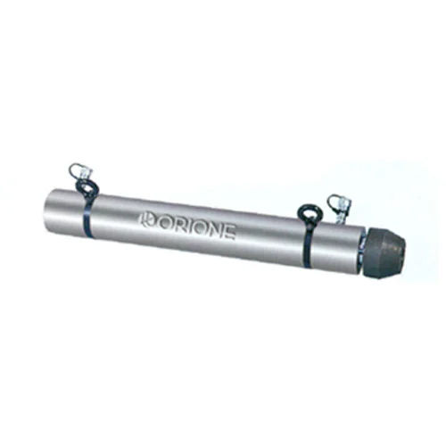 Monostrand Hollow Ram Jack - Metal, Industrial Use, Silver Finish - Features Handles for Enhanced Control