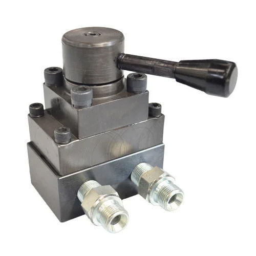 Grey Aluminum Rotary Directional Control Valve