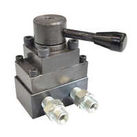 Aluminum Rotary Directional Control Valve - Color: Grey