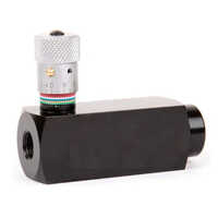 Throttle Cum Check Valve - Color: Black
