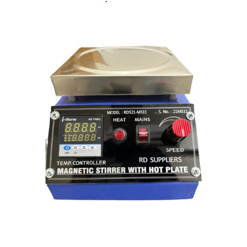 Magnetic Stirrer With Hot Plate Equipment Materials: Metal