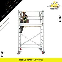 Aluminum Mobile Scaffold Tower With Narrow Version 2 Meter
