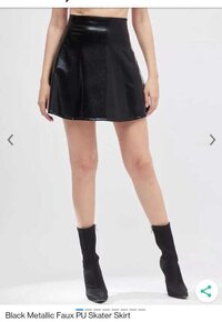 Artificial Leather Skirt - Custom Sizes Available: XS-XXL | All-Season Versatility, Chic Design