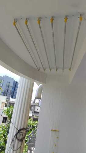 Ceiling mounted cloth drying hangers in Kanthalad Kerala