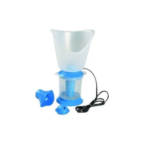 Steam Inhaler And Vaporizer - Plastic, 250 ML Capacity | Blue Color, Multifunctional for Inhalation and Facial Steam