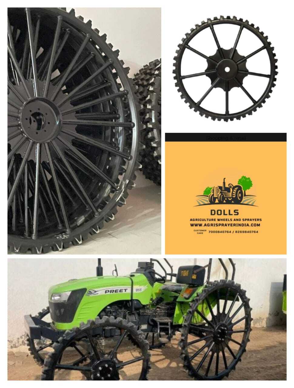 Solid Rubber  Tractor wheel