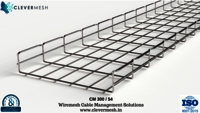 SS304 Wiremesh Cable Trays