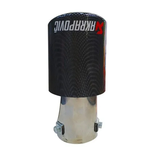 Black Carbon Silencer Tip Muffler