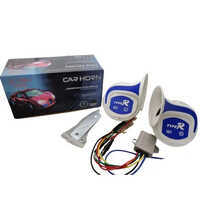 12 V Type R Ultra Car Horn - Plastic Material , Semi-automatic With 4 Wheeler Compatibility , Includes Warranty For Speaker/horn Type