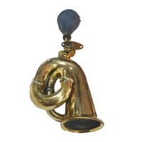 Brass & Rubber Golden Automobile Vintage Air Horns