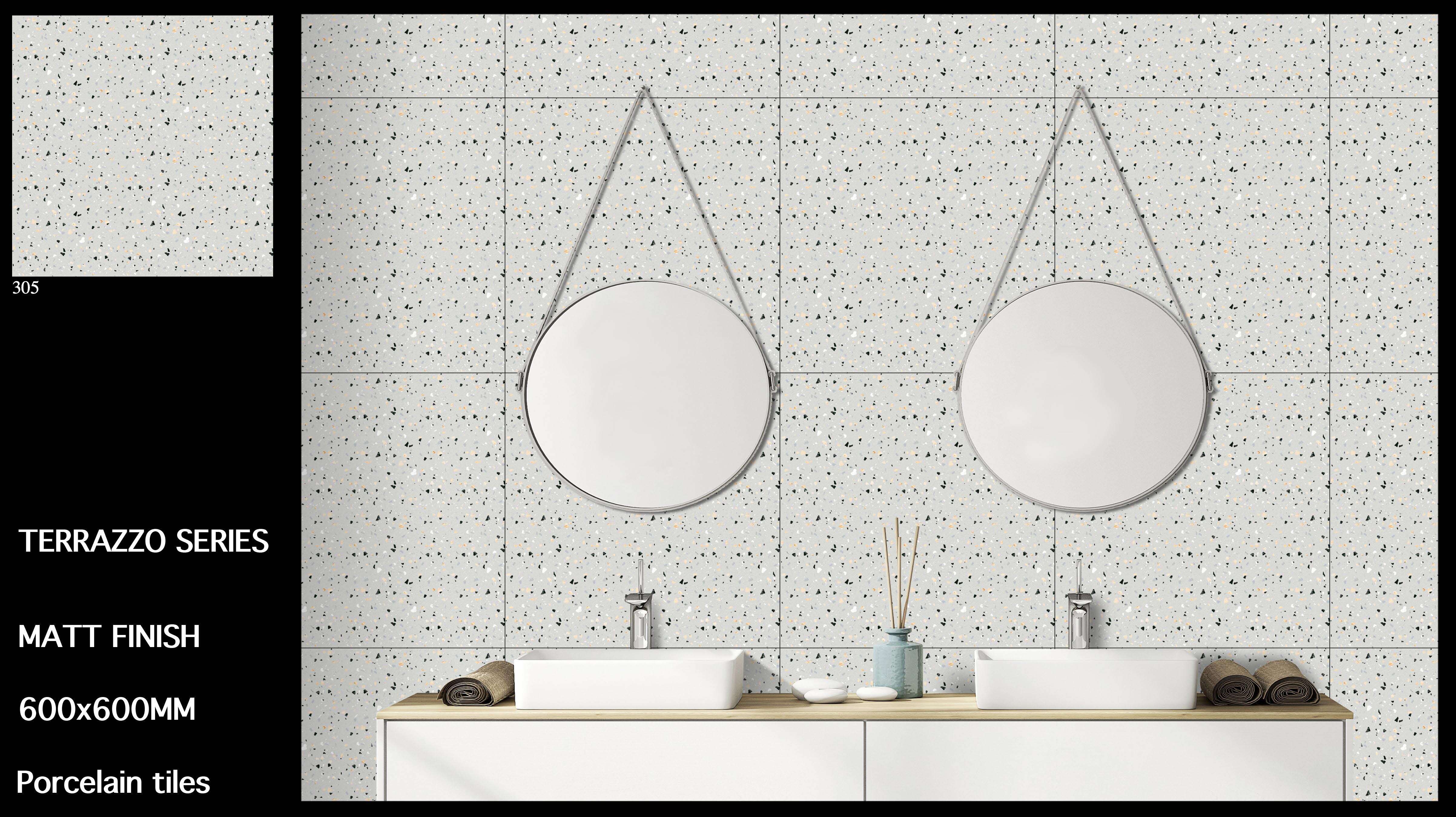 2x2 Terrazzo Series Porcelain Tiles