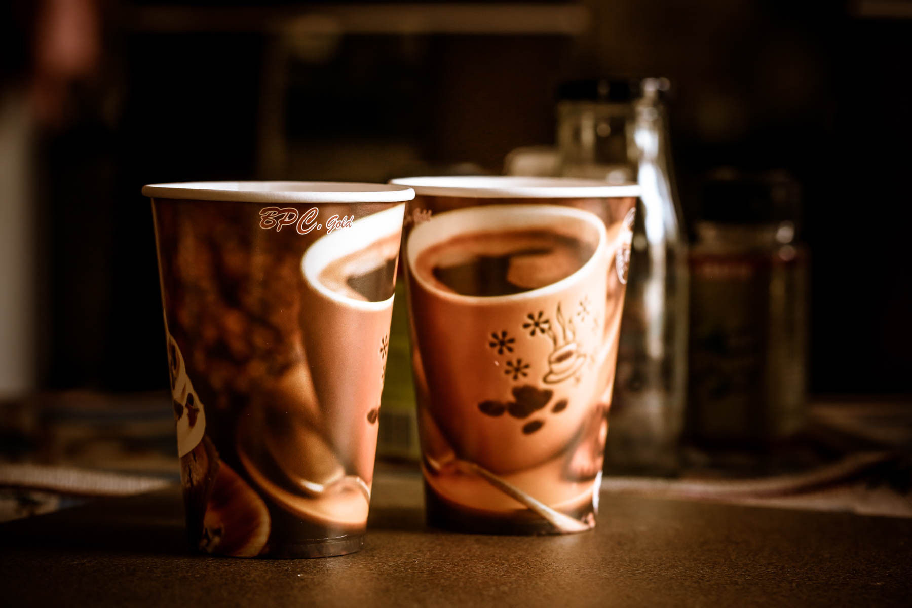 Paper cups juice cup..