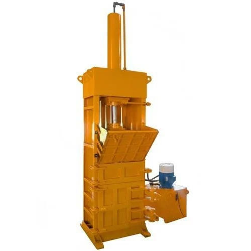 Yellow Merrit Plastic Baling Press