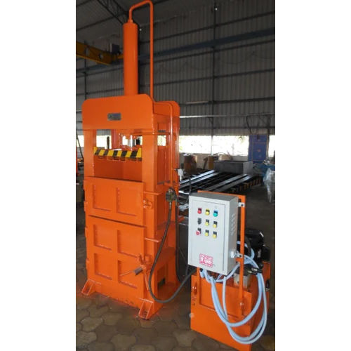 Orange Merrit Paper Baler Machine