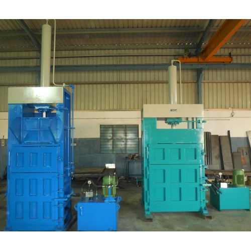 Mild Steel Waste Paper Corrugated Box Baling Press